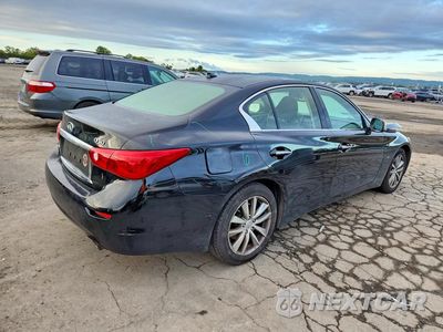 Trzecie zdjęcie samochodu z tyłu: 2015 INFINITI Q50 PREMIUM VIN:JN1BV7AR2FM418208 - miniatura