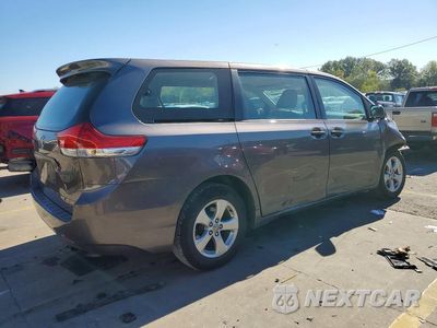 Trzecie zdjęcie samochodu z tyłu: 2014 TOYOTA SIENNA L 7-PASSENGER VIN:5TDZK3DC3ES495807 - miniatura