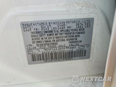Zdjęcie 13 z 13 samochodu: 2019 NISSAN SENTRA SV VIN:3N1AB7AP5KY298589 - miniatura