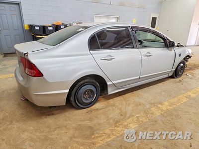 Trzecie zdjęcie samochodu z tyłu: 2007 HONDA CIVIC LX VIN:1HGFA16537L044147 - miniatura