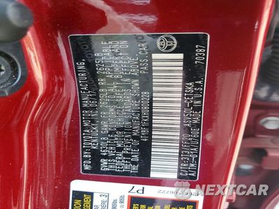 Zdjęcie 12 z 12 samochodu: 2017 TOYOTA CAMRY SE VIN:4T1BF1FKXHU800228 - miniatura
