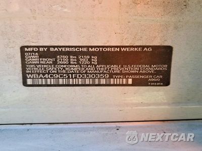 Zdjęcie 12 z 12 samochodu: 2015 BMW 428 XI GRAN COUPE SULEV VIN:WBA4C9C51FD330359 - miniatura