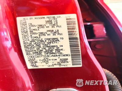 Zdjęcie 13 z 13 samochodu: 2004 NISSAN FRONTIER XE-V6 VIN:1N6ED27T24C404506 - miniatura