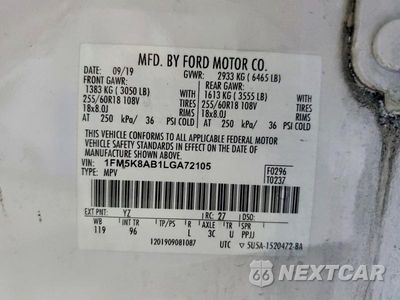 Zdjęcie 13 z 13 samochodu: 2020 FORD EXPLORER POLICE INTERCEPTOR VIN:1FM5K8AB1LGA72105 - miniatura
