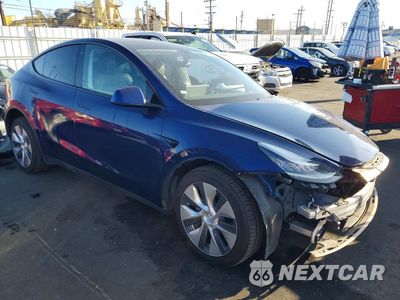 Czwarte zdjęcie samochodu z boku: 2020 TESLA MODEL Y VIN:5YJYGDEE8LF053853 - miniatura