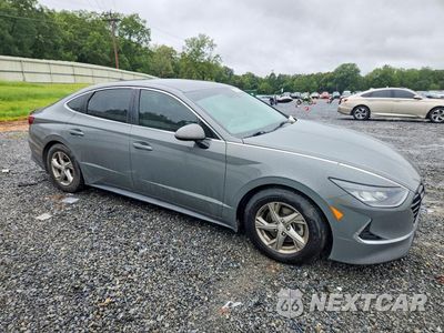 Czwarte zdjęcie samochodu z boku: 2021 HYUNDAI SONATA SE VIN:5NPEG4JA9MH115981 - miniatura