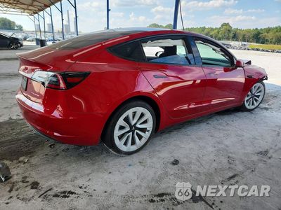 Trzecie zdjęcie samochodu z tyłu: 2023 TESLA MODEL 3 VIN:5YJ3E1EB4PF389638 - miniatura