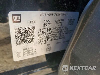 Zdjęcie 12 z 12 samochodu: 2024 CHEVROLET TRAX LS VIN:KL77LFE21RC244302 - miniatura