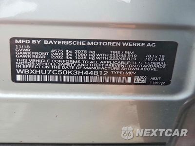 Zdjęcie 13 z 13 samochodu: 2019 BMW X1 SDRIVE28I VIN:WBXHU7C50K3H44812 - miniatura