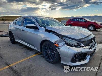 Czwarte zdjęcie samochodu z boku: 2020 HONDA CIVIC SI VIN:2HGFC1E52LH703855 - miniatura