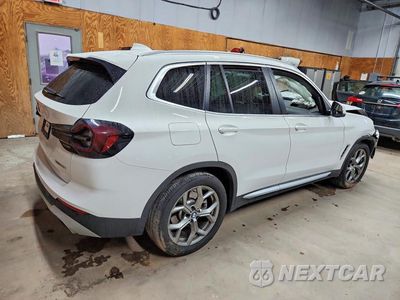 Trzecie zdjęcie samochodu z tyłu: 2022 BMW X3 XDRIVE30I VIN:5UX53DP06N9M92772 - miniatura