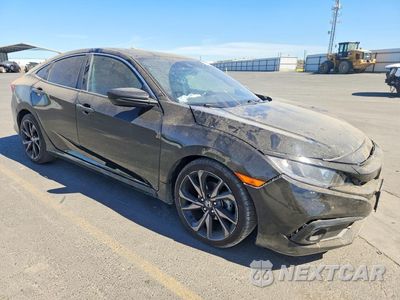 Czwarte zdjęcie samochodu z boku: 2020 HONDA CIVIC SPORT VIN:19XFC2F83LE209738 - miniatura
