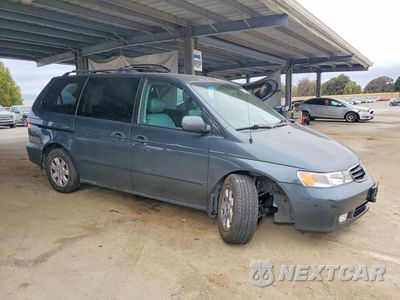Czwarte zdjęcie samochodu z boku: 2003 HONDA ODYSSEY EXL VIN:5FNRL18763B096826 - miniatura
