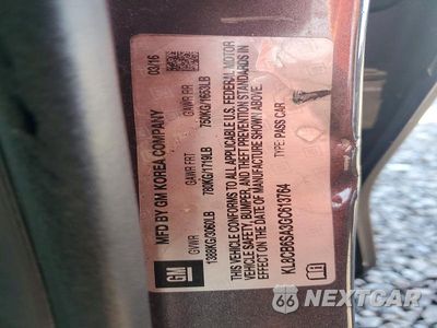Zdjęcie 12 z 12 samochodu: 2016 CHEVROLET SPARK LS VIN:KL8CB6SA3GC613764 - miniatura