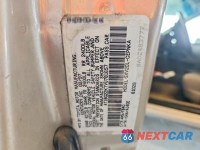 Zdjęcie 13 z 13 samochodu: 1997 TOYOTA CAMRY LE VIN:4T1BG22K7VU781657 - miniatura