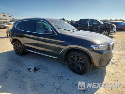 Czwarte zdjęcie samochodu z boku: 2022 BMW X3 XDRIVE30I VIN:5UX53DP08N9M34324 - miniatura