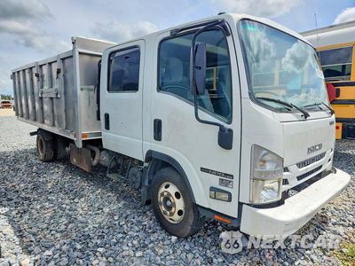 Czwarte zdjęcie samochodu z boku: 2018 ISUZU NPR HD DUMP TRUCK VIN:JALC4J162J7008862 - miniatura