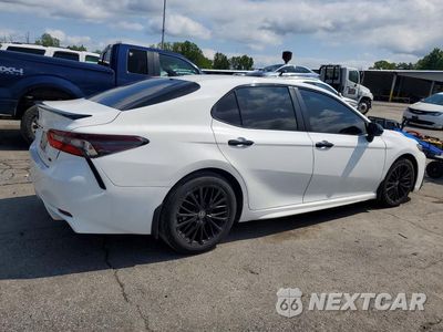 Trzecie zdjęcie samochodu z tyłu: 2022 TOYOTA CAMRY HYBRID SE NIGHTSHADE VIN:4T1T31AK9NU044679 - miniatura