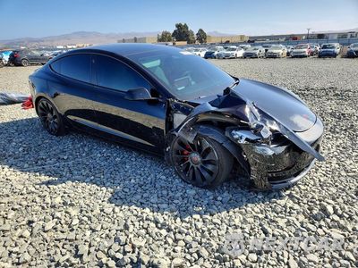 Czwarte zdjęcie samochodu z boku: 2022 TESLA MODEL 3 VIN:5YJ3E1EC1NF162512 - miniatura