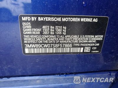 Zdjęcie 13 z 13 samochodu: 2025 BMW 330XI VIN:3MW89CW07S8F57866 - miniatura