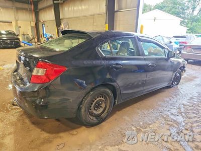 Trzecie zdjęcie samochodu z tyłu: 2012 HONDA CIVIC LX VIN:19XFB2F51CE307661 - miniatura