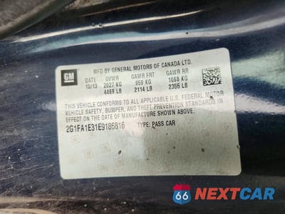 Zdjęcie 12 z 12 samochodu: 2014 CHEVROLET CAMARO LS VIN:2G1FA1E31E9186816 - miniatura