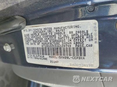 Zdjęcie 12 z 12 samochodu: 1997 TOYOTA CAMRY CE VIN:4T1BG22KXVU120740 - miniatura