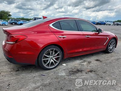 Trzecie zdjęcie samochodu z tyłu: 2020 GENESIS G70 ELITE VIN:KMTG74LE8LU046411 - miniatura