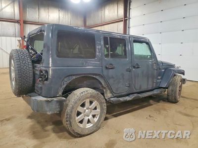 Trzecie zdjęcie samochodu z tyłu: 2017 JEEP WRANGLER UNLIMITED SAHARA VIN:1C4BJWEG4HL681644 - miniatura