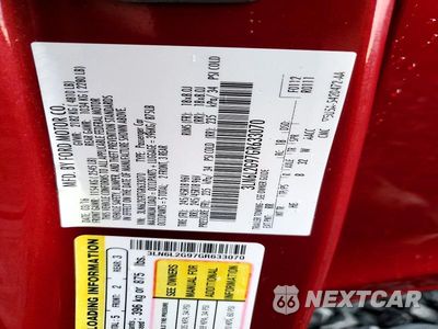 Zdjęcie 12 z 12 samochodu: 2016 LINCOLN MKZ VIN:3LN6L2G97GR633070 - miniatura