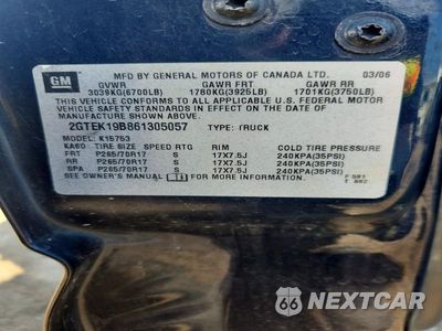 Zdjęcie 12 z 12 samochodu: 2006 GMC NEW SIERRA K1500 VIN:2GTEK19B861305057 - miniatura