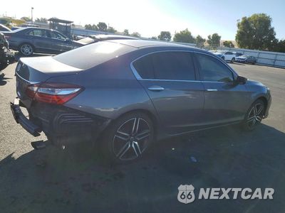 Trzecie zdjęcie samochodu z tyłu: 2016 HONDA ACCORD LX VIN:1HGCR2F30GA146551 - miniatura