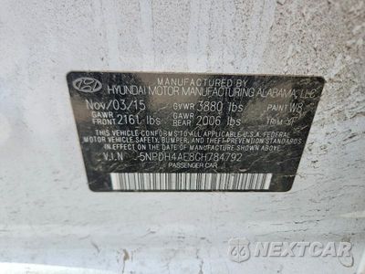 Zdjęcie 12 z 12 samochodu: 2016 HYUNDAI ELANTRA SE VIN:5NPDH4AE8GH784792 - miniatura