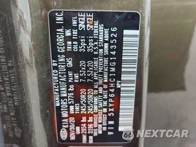 Zdjęcie 13 z 13 samochodu: 2021 KIA TELLURIDE S VIN:5XYP64HC1MG143526 - miniatura
