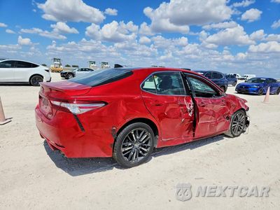Trzecie zdjęcie samochodu z tyłu: 2019 TOYOTA CAMRY XSE V6 VIN:4T1BZ1HK3KU032698 - miniatura
