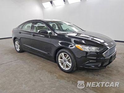 Czwarte zdjęcie samochodu z boku: 2018 FORD FUSION SE VIN:3FA6P0HD5JR218164 - miniatura