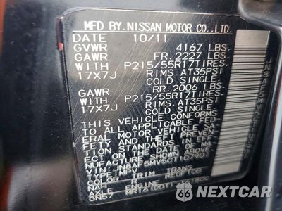 Zdjęcie 12 z 12 samochodu: 2012 NISSAN JUKE S VIN:JN8AF5MV5CT107901 - miniatura