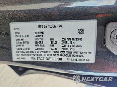 Zdjęcie 12 z 12 samochodu: 2026 TESLA MODEL 3 VIN:5YJ3E1EA6TF157981 - miniatura