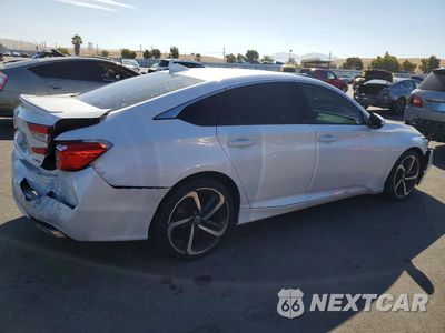 Trzecie zdjęcie samochodu z tyłu: 2020 HONDA ACCORD SPORT VIN:1HGCV1F30LA103540 - miniatura