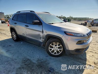 Czwarte zdjęcie samochodu z boku: 2017 JEEP CHEROKEE SPORT VIN:1C4PJLAS1HW507785 - miniatura