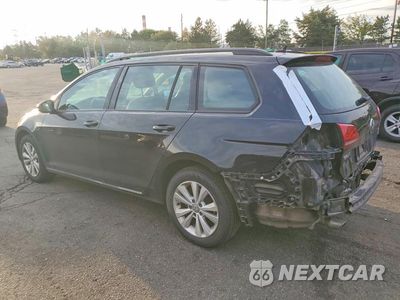 Drugie zdjęcie samochodu z przodu: 2017 VOLKSWAGEN GOLF SPORTWAGEN S VIN:3VW017AU6HM502752 - miniatura