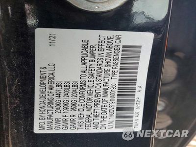 Zdjęcie 12 z 12 samochodu: 2022 HONDA ACCORD TOURING HYBRID VIN:1HGCV3F91NA001960 - miniatura