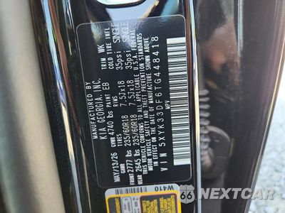 Zdjęcie 14 z 14 samochodu: 2026 KIA SPORTAGE EX VIN:5XYK33DF6TG448418 - miniatura