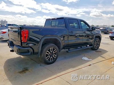 Trzecie zdjęcie samochodu z tyłu: 2021 GMC SIERRA K1500 AT4 VIN:3GTP9EEL6MG388485 - miniatura