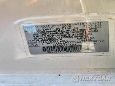 Zdjęcie 12 z 12 samochodu: 2017 NISSAN SENTRA SV VIN:3N1AB7AP6HL638032 - miniatura