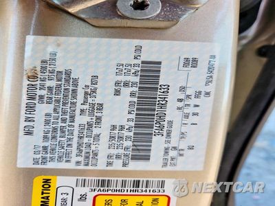 Zdjęcie 12 z 12 samochodu: 2017 FORD FUSION SE VIN:3FA6P0HD1HR341633 - miniatura