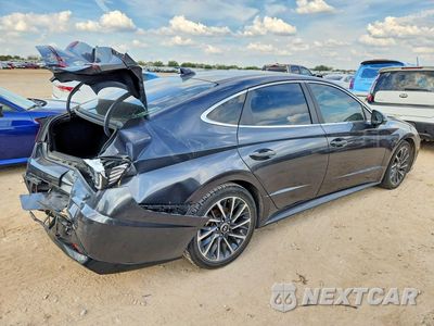 Trzecie zdjęcie samochodu z tyłu: 2020 HYUNDAI SONATA LIMITED VIN:5NPEH4J20LH035571 - miniatura