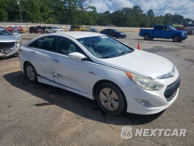 Czwarte zdjęcie samochodu z boku: 2014 HYUNDAI SONATA HYBRID VIN:KMHEC4A46EA116659 - miniatura