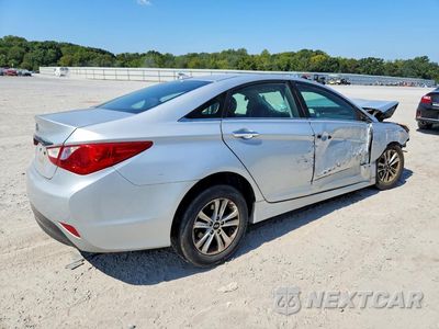 Trzecie zdjęcie samochodu z tyłu: 2014 HYUNDAI SONATA GLS VIN:5NPEB4AC4EH851695 - miniatura