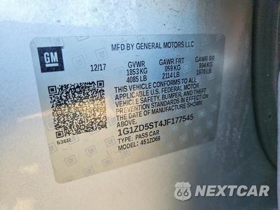 Zdjęcie 12 z 12 samochodu: 2018 CHEVROLET MALIBU LT VIN:1G1ZD5ST4JF177545 - miniatura